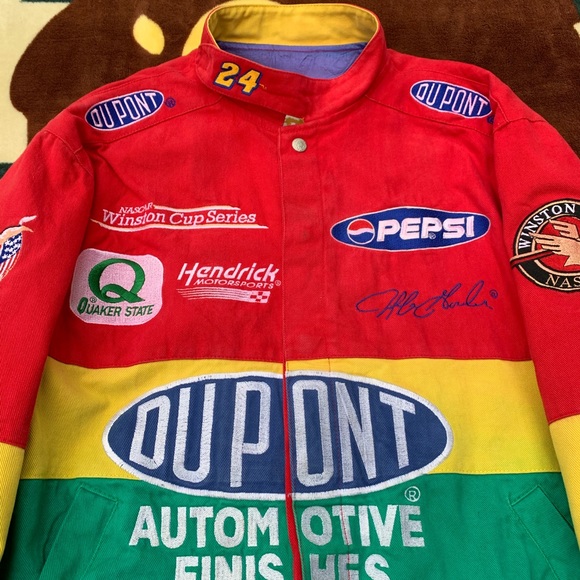 Jeff Hamilton Vintage NASCAR Jacket 🏁🏎💨 - Picture 2 of 12